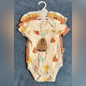 Rabbit + Bear set of 4 Onesies